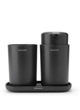 Brabantia ReNew badkameraccessoires set van 3 Antraciet - Deal