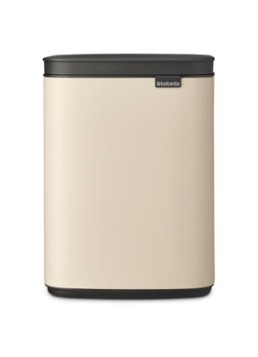 Brabantia Bo prullenbak met deksel 4 liter Beige - Deal