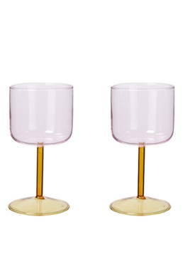 Hay Tint wijnglas 25 cl set van 2 Roze - Deal