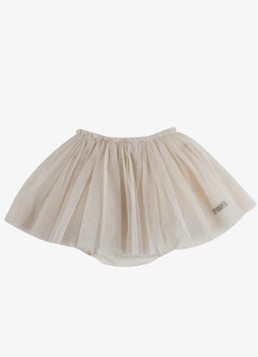 Donsje Amsterdam Meisjes Rieta Skirt in de kleur Creme, maat: 92