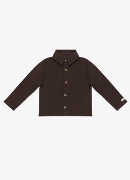 Donsje Amsterdam Jongens Touten Shirt in de kleur Bruin, maat: 86