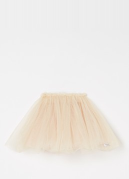 Donsje Amsterdam Meisjes Pien rok van tule in de kleur Transparant, maat: 98