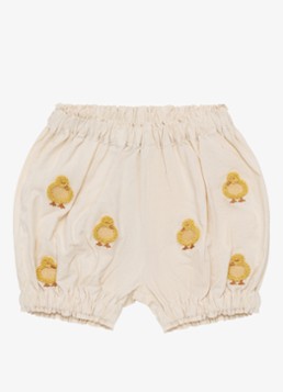 Donsje Amsterdam Jongens Carson Ducklings bloomer van katoen in de kleur Beige, maat: 9M-12M=74