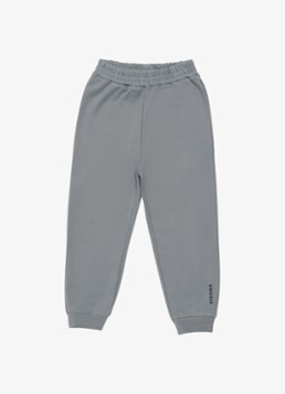 Donsje Amsterdam Jongens Remzie joggingbroek van katoen in de kleur Lichtgrijs, maat: 12M-18M=80