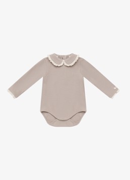 Donsje Amsterdam Meisjes Diete romper van katoen in de kleur Grijs, maat: 0-3M=56