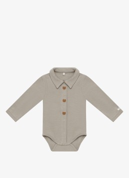 Donsje Amsterdam Meisjes Finnian Bears romper van katoen in de kleur Groen, maat: 3-6M=62