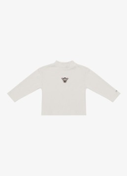Donsje Amsterdam Meisjes Jensie Ski Koala top met borduring in de kleur Beige, maat: 24-30M=92