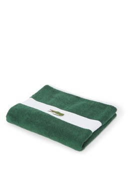 Lacoste L Casual badhanddoek - 450 gr/m² - 55 x 100 cm Groen - Deal