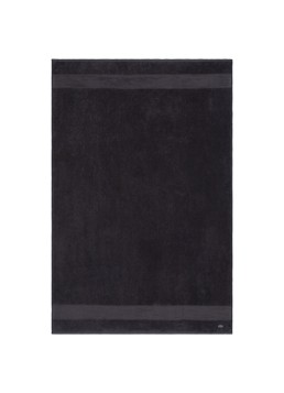 Lacoste L Lecroco badlaken - 600 gr/m2 - 100 x 150 cm Antraciet - Deal