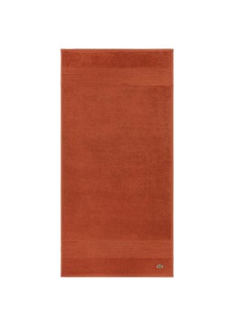Lacoste L Lecroco badhanddoek - 600 gr/m2 - 50 x 100 cm Bruin