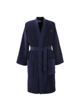 Lacoste LDEFILE badjas - unisex Donkerblauw - Deal