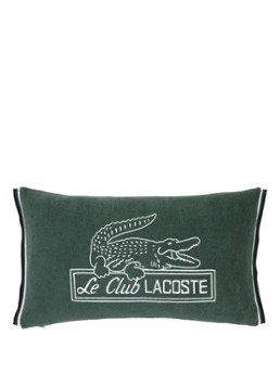 Lacoste L Le Club sierkussenhoes 33 x 57 cm Groen - Deal