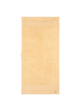 Lacoste L Lecroco badlaken - 600 gr/m2 - 70 x 140 cm Beige - Deal