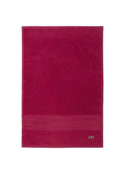 Lacoste L Lecroco gastendoek - 600 gr/m2 - 60 x 40 cm Kersenrood