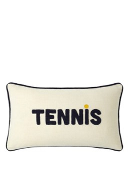 Lacoste L Tennis sierkussenhoes 33 x 57 cm Creme