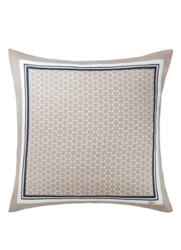 Lacoste L Tennisball sierkussenhoes in zijdeblend 45 x 45 cm Beige - Deal