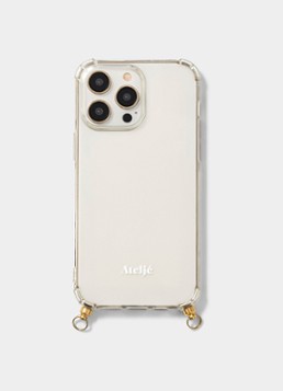 Ateljé Dames Transparant telefoonhoesje voor iPhone 12 Pro Max in de kleur Transparant, maat: 1maat