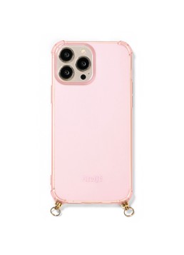 Ateljé Dames Telefoonhoes voor iPhone 12 / 12 Pro in de kleur Roze, maat: 1maat