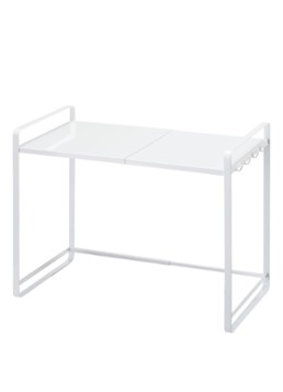 Yamazaki Tower uitschuifbare aanrecht organizer 47,5 - 75 cm Wit - Deal