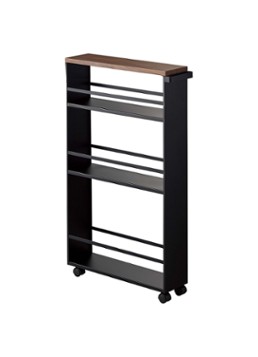 Yamazaki Tower opbergtrolley Zwart - Deal