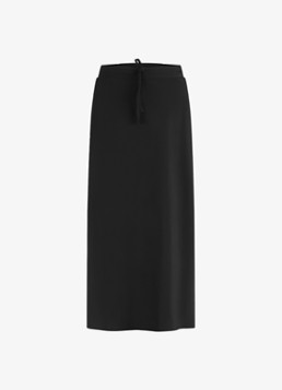 Studio Anneloes Dames Chloe midi rok van travelstof in de kleur Zwart, maat: XL