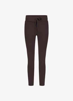 Studio Anneloes Dames Startup joggingbroek met trekkoord in de kleur Bruin, maat: XXL