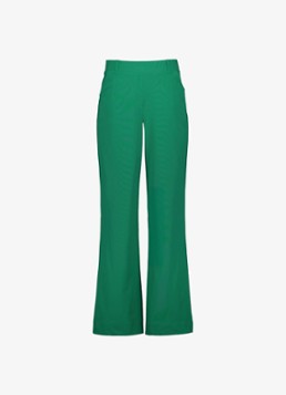 Studio Anneloes Dames Marilon high waist loose fit pantalon met steekzakken in de kleur Groen, maat: M