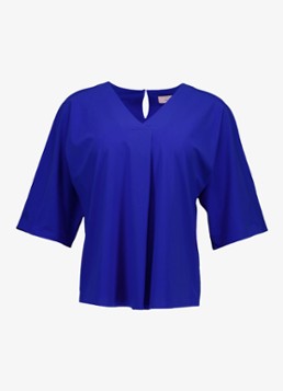 Studio Anneloes Dames Marly tuniek met V-hals in de kleur Donkerblauw, maat: XS