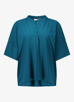 Studio Anneloes Dames Laureen tuniek met V-hals in de kleur Zeegroen, maat: L