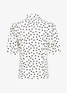 Studio Anneloes Dames Poppy dot blouse met vlindermouwen in de kleur Multicolor, maat: L
