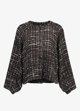 Studio Anneloes Dames Kenza jack met tweed look in de kleur Multicolor, maat: XS