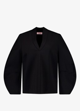 Studio Anneloes Dames Cecilia top met V-hals in de kleur Zwart, maat: XS