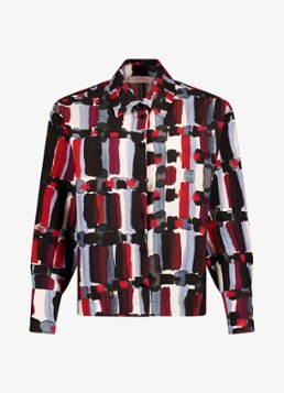 Studio Anneloes Dames Gabby blouse met kraag in de kleur Multicolor, maat: XXL