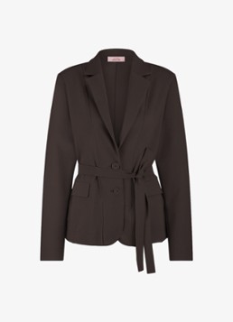 Studio Anneloes Dames Elin blazer met strikceintuur in de kleur Rood, maat: L