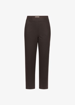 Studio Anneloes Dames Marlise high waist straight fit pantalon in de kleur Parelmoer, maat: XXL