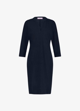 Studio Anneloes Dames Simplicity mini tuniekjurk met steekzakken in de kleur Donkerblauw, maat: XXL