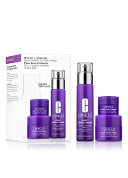 Clinique Clinique Smooth + Renew Lab Set - verzorgingsset 3STUKS Cadeausets - Deal