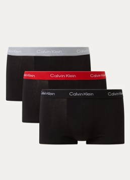 Calvin Klein Heren Boxershorts met logoband in 3-pack in de kleur Zwart, maat: L