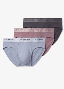 Calvin Klein Heren Boxerslip met logoband in 3-pack in de kleur Blauw, maat: XL