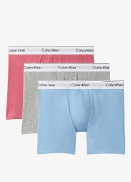 Calvin Klein Heren Boxershorts met logoband in 3-pack in de kleur Blauw, maat: XL