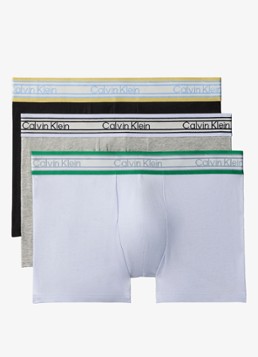 Calvin Klein Heren Boxerslips met logoband in 3-pack in de kleur Beige, maat: S