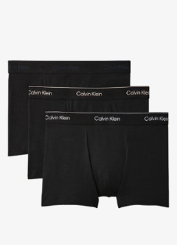 Calvin Klein Heren Boxerslips met logoband in 3-pack in de kleur Blauw, maat: L