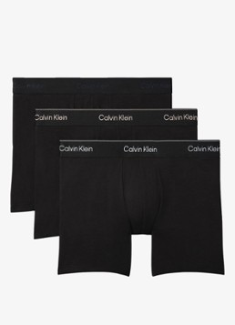 Calvin Klein Heren Boxershorts met logoband in 3-pack in de kleur Zwart, maat: S