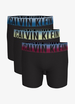 Calvin Klein Heren Boxershorts met logoband in 3-pack in de kleur Blauw, maat: S