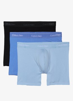 Calvin Klein Heren Icon boxershorts met logoband in 3-pack in de kleur Blauw, maat: XL