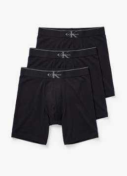 Calvin Klein Heren Boxershorts met logoband in 3-pack in de kleur Zwart, maat: L