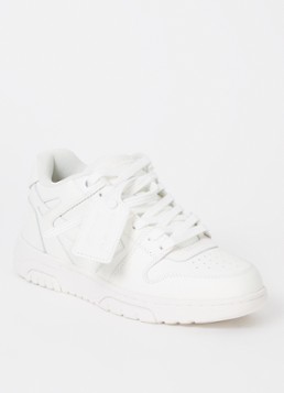 Off-White Dames Out Of Office sneaker van kalfsleer in de kleur Wit, maat: 41