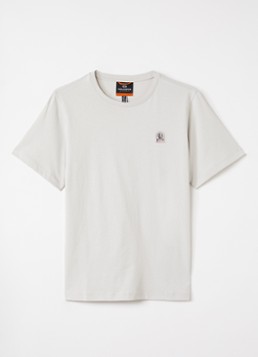 Parajumpers Jongens T-shirt met logo in de kleur Lichtgrijs, maat: L=176