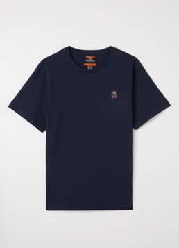 Parajumpers Jongens T-shirt met logo in de kleur Donkerblauw, maat: L=176