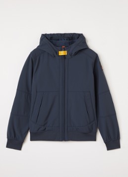 Parajumpers Jongens Abner softshell jack met waterafstotende coating in de kleur Donkerblauw, maat: L=176